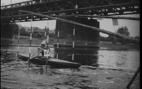 Slalom Elbbrücken Meissen 1952